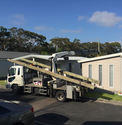 Electrical powerpole installation and replacement service
